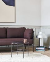 Billede af HAY Can 3 Seater L: 247 cm - Olavi by Hay 14 / Black Steel / Natural Canvas