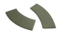 Billede af HAY Palissade Park Dining Bench Cushion In-Out / Set Of 2 L: 121,5/127 cm - Olive 