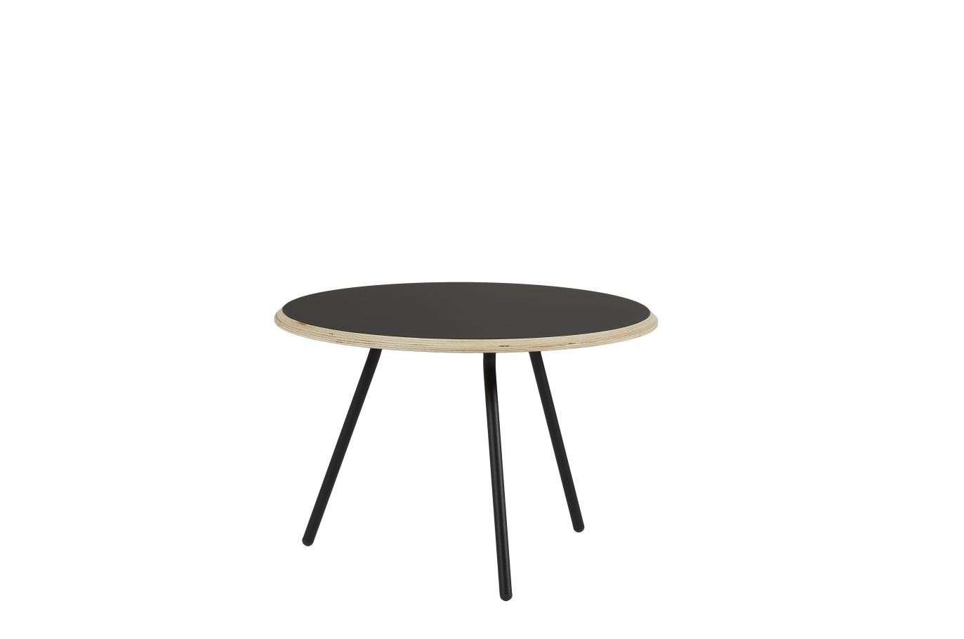 Billede af Woud Soround Coffee Table Ø: 60 cm H: 40,5 cm - Sort Laminat