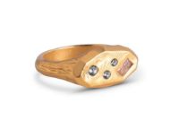 Billede af Enamel Copenhagen Aia Ring Str 52 - Tourmarline Pink Nano/925S/18K GP OUTLET