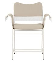 Billede af GUBI Tropique Dining Chair W. Fringes SH: 45 cm - Black/Limonta 12