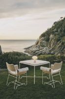 Billede af GUBI Tropique Dining Chair W. Fringes SH: 45 cm - Black/Limonta 12