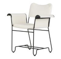 Billede af GUBI Tropique Dining Chair SH: 45 cm - Black/Limonta 06