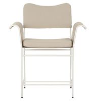 Billede af GUBI Tropique Dining Chair SH: 45 cm - White/Limonta 12
