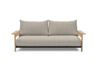 Billede af Innovation Living Malloy Wood Sofa Bed B: 230 cm - Lakeret Eg/579 Kenya Gravel