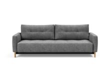 Billede af Innovation Living Pyxis D.E.L Sofa Bed B: 232 cm - Lakeret Eg/563 Twist Charcoal