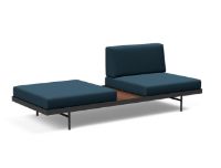 Billede af Innovation Living Puri Daybed B: 195 cm - Walnut/580 Argus Navy Blue