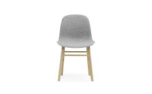 Billede af Normann Copenhagen Form Stol SH: 44cm - Partner Grey/Eg