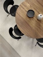 Billede af Fredericia Furniture 3398 Trinidad Stol SH: 45,5 cm - Sort Ask/Krom