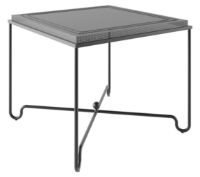 Billede af GUBI Tropique Dining Table 90x90 cm - Black Steel