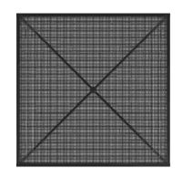 Billede af GUBI Tropique Dining Table 90x90 cm - Black Steel