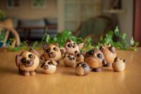 Billede af FableWood Bjørnen Teddy Pick-Me-Up L H: 10 cm - Træ  OUTLET