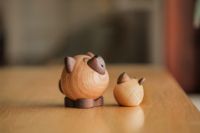 Billede af FableWood Ulven Luna Pick-Me-Up S H: 5 cm - Træ  OUTLET