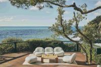 Billede af GUBI Pacha Outdoor Lounge Chair SH: 37 cm - Chenille 008