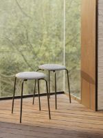 Billede af Fritz Hansen Dot Skammel SH: 46 cm - Grey/Beige/White OUTLET