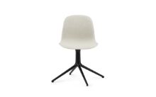 Billede af Normann Copenhagen Form Drejestol SH: 44cm - Upminster Sand/Sort Aluminium