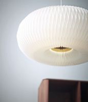 Billede af Le Klint Model 195 DONUT Pendel Large Ø: 53 cm - Hvid / Messing