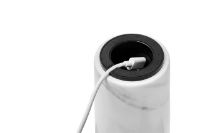 Billede af New Works Kizu Portable Table Lamp Ø: 18 cm - White Marble / White Acrylic