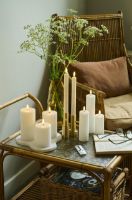 Billede af Sirius Smilla Tall Genopladelige Stearinlys H: 25 cm Sæt af 2 stk. - White 