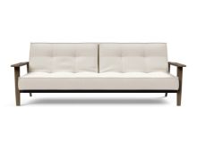 Billede af Innovation Living Splitback Frej Sofa Bed B: 232 cm - Smoked Oak/531 Bouclé Off White 