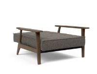 Billede af Innovation Living Splitback Frej Chair B: 112 cm - Smoked Oak/216 Flashtex Dark Grey