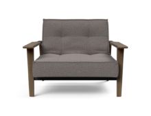 Billede af Innovation Living Splitback Frej Chair B: 112 cm - Smoked Oak/521 Mixed Dance Grey