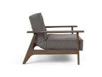 Billede af Innovation Living Splitback Frej Chair B: 112 cm - Smoked Oak/521 Mixed Dance Grey