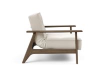 Billede af Innovation Living Splitback Frej Chair B: 112 cm - Smoked Oak/531 Bouclé Off White