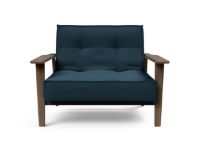 Billede af Innovation Living Splitback Frej Chair B: 112 cm - Smoked Oak/580 Argus Navy Blue