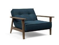 Billede af Innovation Living Splitback Frej Chair B: 112 cm - Smoked Oak/580 Argus Navy Blue