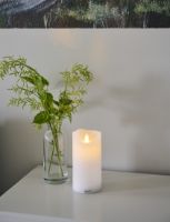 Billede af Sirius Sara Genopladeligt Stearinlys H: 15 cm - Hvid 