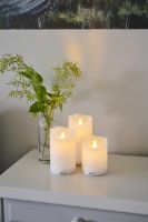 Billede af Sirius Sara Genopladeligt Stearinlys H: 15 cm - Hvid 