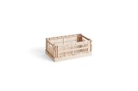 Billede af HAY Colour Crate Recycled S 10,5x17x26,5 cm - Powder OUTLET