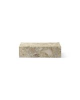 Billede af Audo Copenhagen Plinth Low H: 27 cm - Sand Kunis Breccia