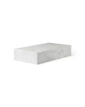 Billede af Audo Copenhagen Plinth Grande H: 27,5 cm - White Marble Carrara
