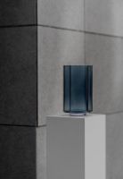 Billede af Louise Roe Funki Vase Asymmetric H: 34 cm - Blue