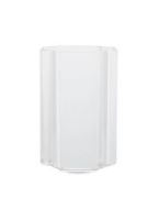 Billede af Louise Roe Funki Vase Asymmetric H: 34 cm - Opal White