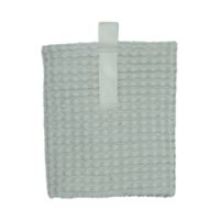 Billede af The Organic Company Big Waffle Bath Mat 55x80 cm - Dusty Mint OUTLET