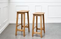 Billede af Duus & Møller Sky Barstol H: 67 cm - Massiv Eg/Egefiner