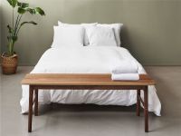 Billede af Duus & Møller Meadow Bænk L: 140 cm - Massiv Valnød/Valnøddefiner