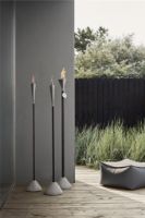 Billede af Blomus Orchos Garden Torch For Burning Gel H: 154,5 cm - Stainless Steel Matt