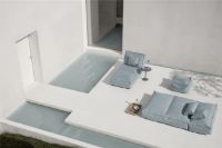 Billede af Blomus Stay Pouf 60x60 cm - Ocean