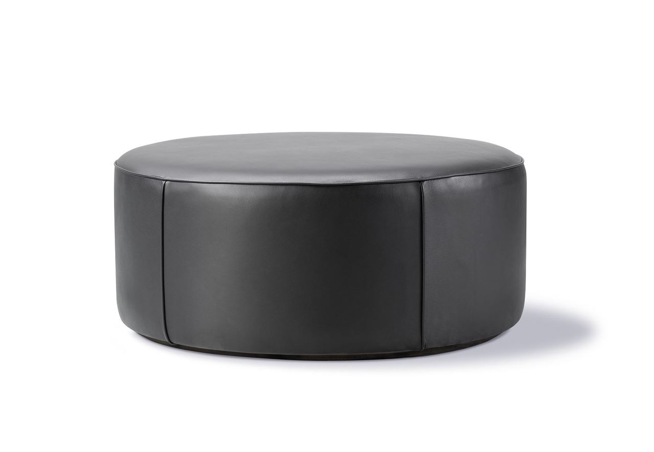 Billede af Fredericia Furniture Mono Puf Ø: 90 cm - 301 Black