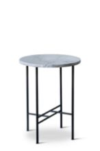 Billede af Bent Hansen Metro Sofabord Ø: 45 cm - White Carrara 