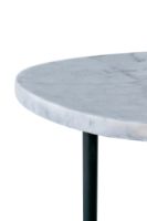 Billede af Bent Hansen Metro Sofabord Ø: 45 cm - White Carrara 