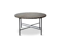 Billede af Bent Hansen Metro Sofabord Ø: 65 cm - Emperador Dark Brown 