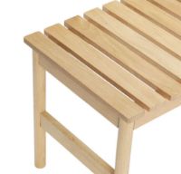 Billede af Hübsch Row Bænk 122x45 FSC Egetræ - Natur 