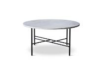 Billede af Bent Hansen Metro Sofabord Ø: 80 cm - White Carrara 