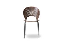 Billede af Fredericia Furniture 3398 Trinidad Stol SH: 45,5 cm - Valnød/Krom   
