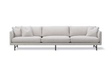 Billede af Fredericia Furniture 5623 Calmo 3 Pers. Sofa L: 250 cm - Ruskin 10/Sort Metal